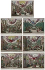 Planets - Probst 1760 Complete Series, Sheets Rare Magnificent Old Color Used. Price: $3483.94.