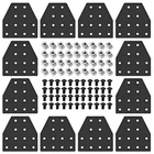 12PCS 2040 Aluminum Extrusion Joint Plate Connector Corner Bracket 12-HOLE ... New. Price: $69.86.
