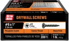 1CDWS1 #6 X 1" Phillips Bugle Head Coarse Thread Sharp Point Drywall Screw, 1LB New. Price: $16.99.