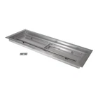 Celestial 36" X 12" Drop-in Fire Pit Pan W/burner, Stainless Steel, 165,000 B... New. Price: $123.19.
