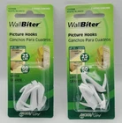 Lot Of (2) Pks- Wallbiter Large Picture Hook Hangers White Hillman 122398 New. Price: $10.49.