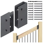 Wocepu 27.5STAIR Angle Stainless Steel Deck Railing Brackets Connectors For 2X4 New. Price: $118.03.