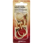 Hillman Anchor Wire 1-1/4 In. Brass Safety Hook 122242 Pack Of 10 New. Price: $27.39.
