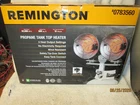 New Open Box Remington 32000 Btu Double Head Propane Tank Top Heater. Price: $65.00.