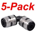 Sharkbite 6-PACK 1/2 In. Push-to-connect Evopex Plastic 90-DEGREE Elbow Fitting New. Price: $9.53.