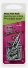 Hillman Metal Trim Nails 7/8" Zinc-plated Steel Spiral Shank Flat Head 122534 New. Price: $7.99.