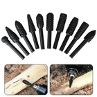Takelablaze 10PCS Rotary Burr Rasp Set Woodworking Twist Drill Bits With 1/4"... New. Price: $12.69.