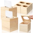 Wonderjune 6 Pcs Wood Tissue Box Cover For Diy Unfinished Color New. Price: $47.23.