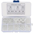 YOUYIDUN-650 Pcs White Nylon Flat Washer Assortment Kit, Round Was... New. Price: $13.99.