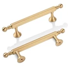 SALISENG-2 Pack Solid Brass Kitchen Cabinet Handles 3-3/4 Inch Gold Dresser D... New. Price: $30.18.