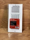 Everbilt 10IN X 4IN 3-WAY Steel Wall/ceiling Register White New. Price: $11.19.