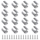 Ufurmate Glass Shelf Bracket 32PCS Wall Mounted Adjustable Clamp New. Price: $75.88.