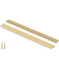 Peaha 10PACK Kitchen Cabinet Handles 18.9 Inch Matte Gold Pulls Center To Open. Price: $39.99.