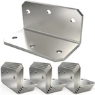 Bracket Corner BRACE(15PCS), 4 Inch Galvanized Medium Angle Iron Heavy Du... New. Price: $54.83.