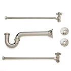 Signature Hardware Bathroom Trim Kit For 1/2" Copper Pipe - From Wall New. Price: $125.00.