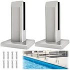 Lukloy Pack Of 2 Glass Railing Spigots, 304 Stainless Steel Cla... New. Price: $69.98.