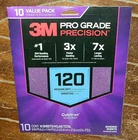 3M Pro Grade Precision 10CT Sanding Sheets *120 Grit* 9" X 11" #SHR120-PGP-10T New. Price: $15.25.
