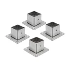 Wealrit 4 Pcs Square Post Bases Stainless Steel Flange Anchor Heavy Dut... New. Price: $26.18.