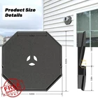 Dremica Black Vinyl Siding Mounting Block 1 Pack New. Price: $27.99.
