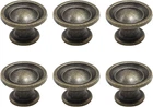 Piutouyar 6 Pack Bronze Vintage Dresser Knobs Round Antique Cabinet Metal. Price: $13.52.