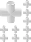4 Way 1/2 Cross Pvc Fitting 10 Pack Connector Furniture Grade Fo... New. Price: $16.10.