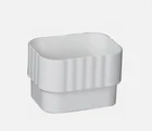 19 Lot Downspout Connector, Traditional, Vinyl, White, X 3-IN. M0623 New. Price: $59.00.