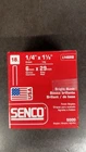 Senco 18G Finish Staples Crown 1/4 By 1/8IN Galvanized Steel 5000 Per Box L14 New. Price: $23.95.
