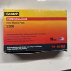 Scotch Vinyl Mastic Pad 2200, 4-1/2" Width, 6-1/2" Length (box Of 10) New. Price: $39.00.