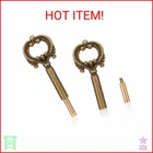 Qfwdfctrenz 4 Pack Antique Brass Lamp Turn Knob Switch Replacement With 1/2" Ext New. Price: $8.72.