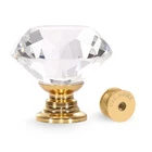 Czc Home 25 Pcs Diamond Crystal Glass Pull Handle Cabinet Knobs 30 Mm, Gold New. Price: $33.11.