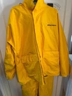 West Marine Yellow Pvc Rain Suit Jacket Bib Pants Set Size Commercial Fishing Pre-owned. Price: $95.00.