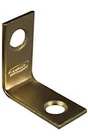 National Hardware N213-389 Corner Bracket, 1" X 1/2", Bright Brass, 4-PACK New. Price: $10.99.