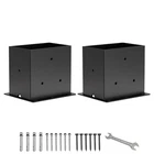 4 Post Base 2 Pcs,deck Brackets,inner Size (3.6" X5.6 Heavy Du New. Price: $37.09.