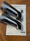 Two Kohler 4-7/16 In. Diverter Bath Spout With Npt Connection Chrome Open. Price: $50.00.