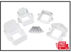 Fiberon Armorguard Classic White Plastic Stair Rail Hardware Kit Brackets Screws New. Price: $19.20.