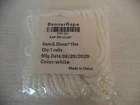 White Unbranded 6.35MM *15M Banner Rope BP5-001 New. Price: $10.00.