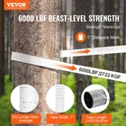 Polyester Pull Tape, 1" X 2103' Mule Flat Rope, White New. Price: $157.44.