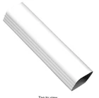 Box Of Amerimax 2X3 In.x 15 White Vinyl Downspout Extension M0954 New. Price: $33.00.