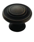 10 Amerock Inspirations 3-RING 1-1/4" BP1586-ART Antique Rust Cabinet Knob New. Price: $37.95.