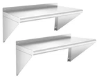 Stainless Steel Shelf 12" X 24" - Pack 250 Lb Wall Mounted Commercial Stain... New. Price: $104.51.