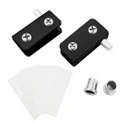 Alamic Glass Door Pivot Hinge For Free Swinging 40X13X20MM Black, New. Price: $16.99.