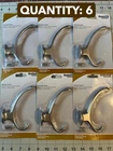 Nos 6-PACK National Hardware N806-808 Satin Nickel Garment Clothes 5" Hook New. Price: $41.59.