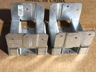 Simpson Strong-tie 4"X4 Gal Z-max Steel Wood Post Support Base ABA44Z (X2) New. Price: $29.99.