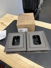 2 Pack Mid-america Mountmaster Electrical Blocks 7" X 8" Color 451 Grey New. Price: $24.00.