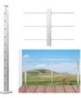 Muzata Intermediate Level Drilled 42"X1"X2"(POST Body 40") Stainless Steel New. Price: $69.00.