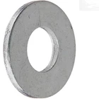 Pack Of 100 Zinc Plated Steel Flat Washers - Asme B18.22.1, No. Size New. Price: $14.99.