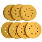 5-INCH 8-HOLE Hook Loop Sanding Discs, 60/80/120/150/220/320/400 Assorted... New. Price: $29.14.