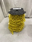 Campbell Yellow Poly-coated Cabon Steel Coil Chain PD0725027 100' Reel New. Price: $108.91.