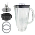 5-CUP Square Top 6-PIECE Glass Jar Replacement Set Compatible With Oster Blender New. Price: $23.99.