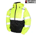 Hi-vis Insulated Safety Bomber Reflective Jacket Road Work High Visibility New. Price: $36.50.